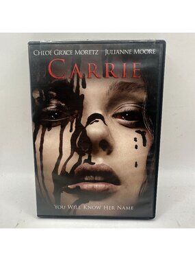 Carrie DVD 2013 Horror Film Starring Chloë Grace Moretz & Julianne Moore